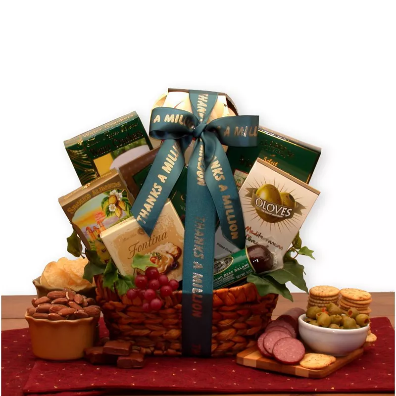 GBDS A Gourmet Thank You Gift Basket - corporate gift - thank you gift