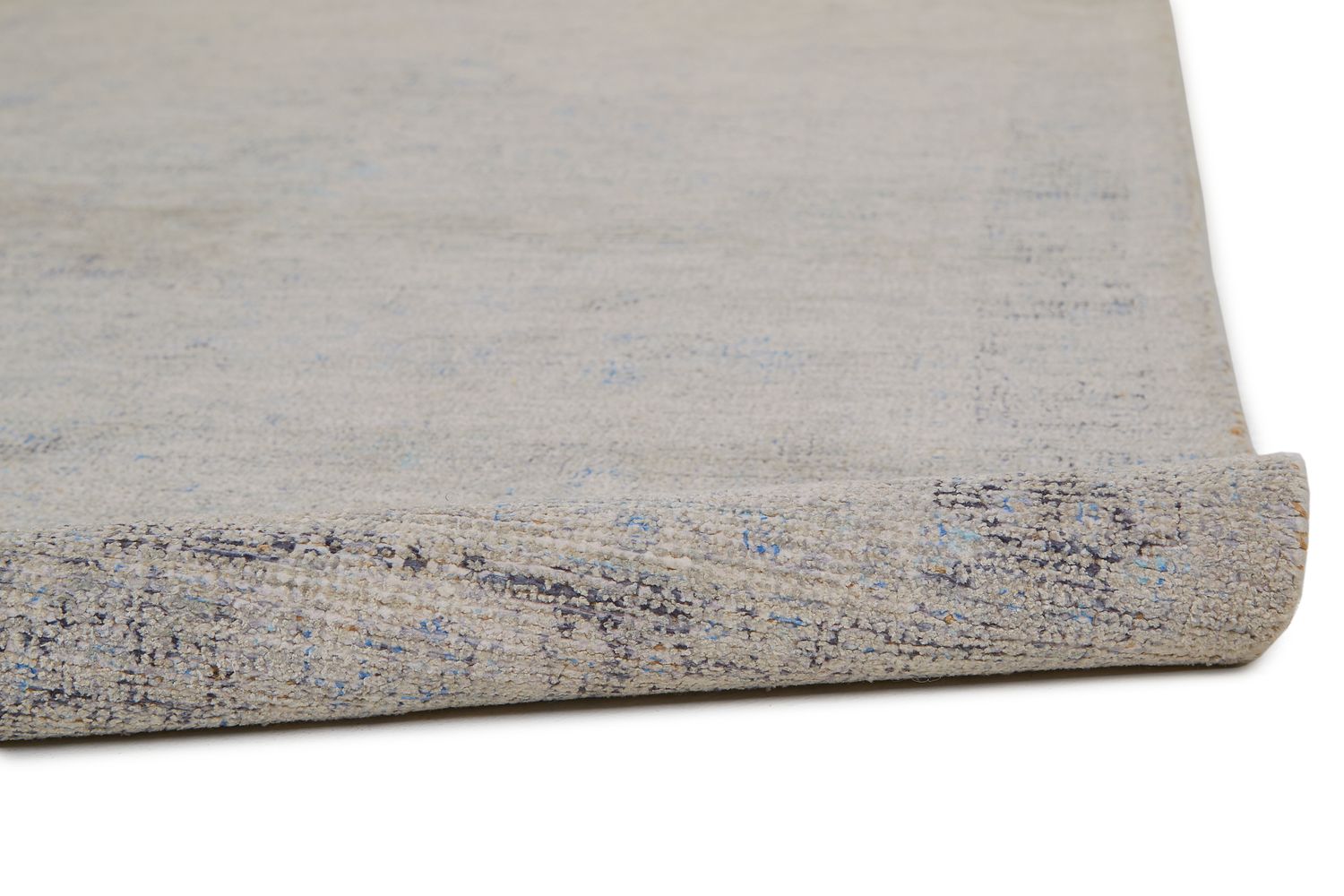 Ramey Gray and Blue Rug by BD Fine