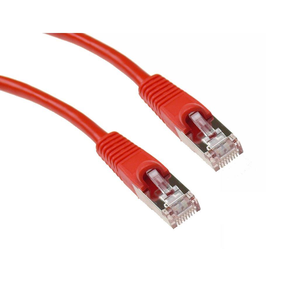 NTW 3 ft. Cat6 Snagless Shielded (STP) Network Patch Cable Red 345-S6-003RD