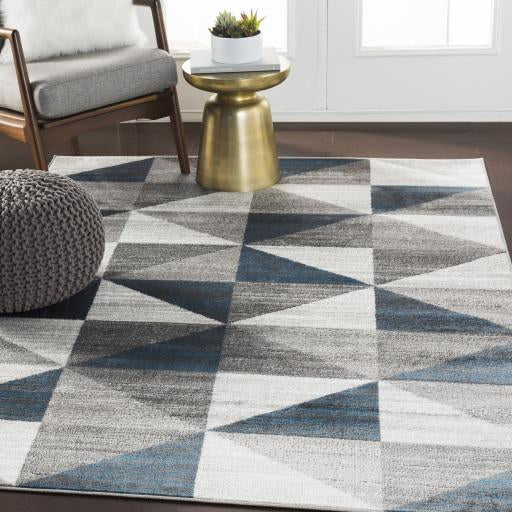 Monte Carlo Light Gray Rug in Various Sizes