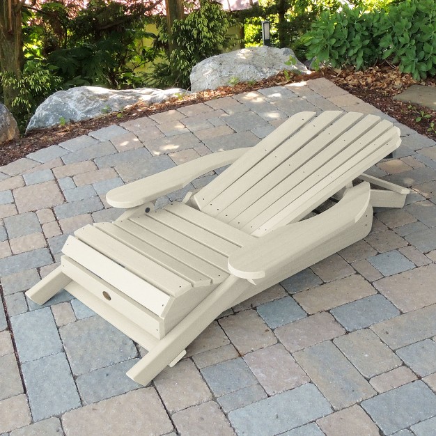 King Hamilton Folding Patio Adirondack Chair Whitewash Highwood