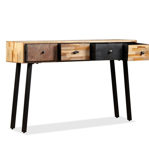 Console Table Solid Reclaimed Teak 47.2