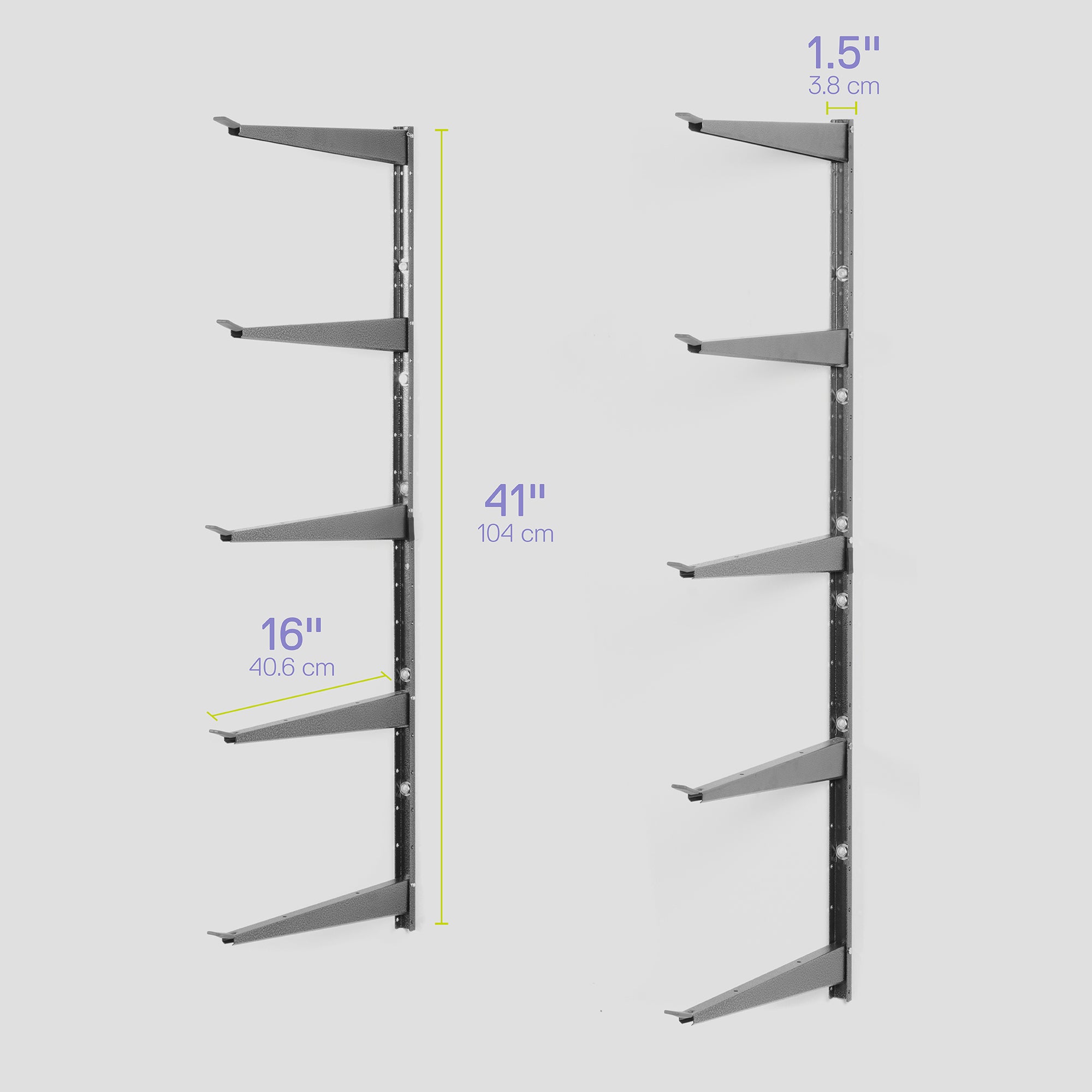 Delta Cycle 5-Tier Heavy Duty Steel Garage Storage Rack and Lumber Rack