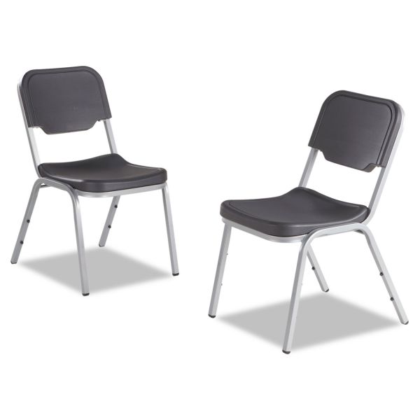 Iceberg Rough n Ready Stack Chair， Supports Up to 500 lb， 17.5