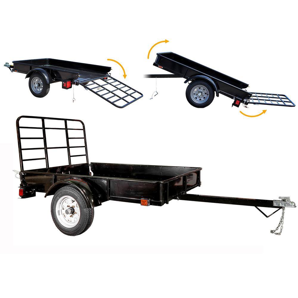 DK2 1295 lbs. Capacity 4 ft. x 6 ft. Flatbed Trailer MMT4X6