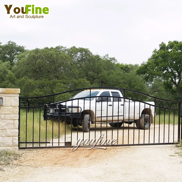 Luxury classic gate wrought iron door design for villa