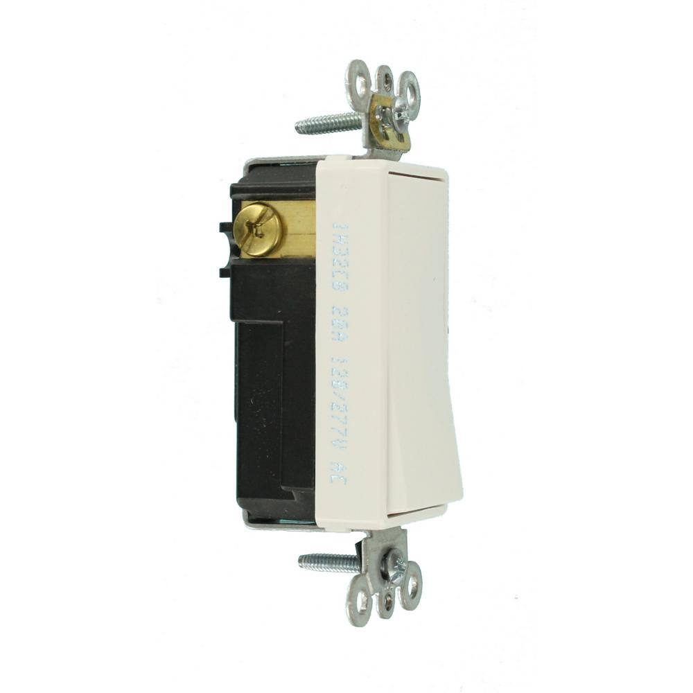 Leviton Decora Plus 20 Amp Quiet Switch White R52-05621-2WS