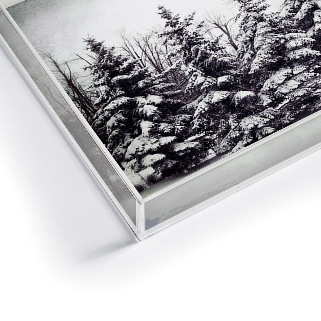 Chelsea Victoria Snow And Pines Acrylic Tray Deny Designs