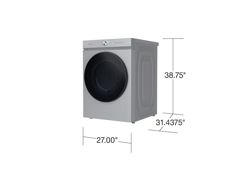 Samsung DVE53BB8700T Bespoke 7.6 Cu. Ft. Ultra Capacity Electric Dryer With Super Speed Dry And Ai Smart Dial In Silver Steel