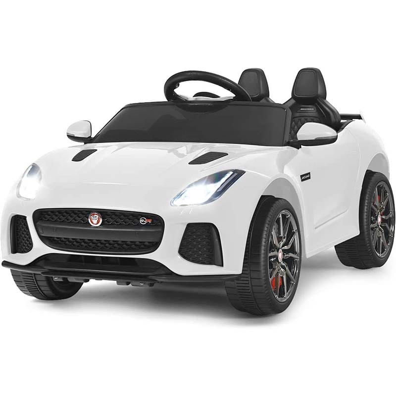 12V Jaguar F-Type SVR Licensed Kids Ride On Car, Battery Powered Riding Toy Car with Remote Control