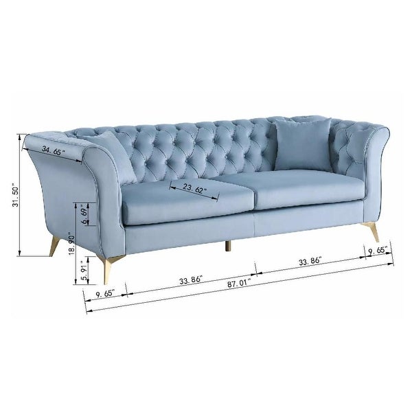 3 Seater SOFA BLUE