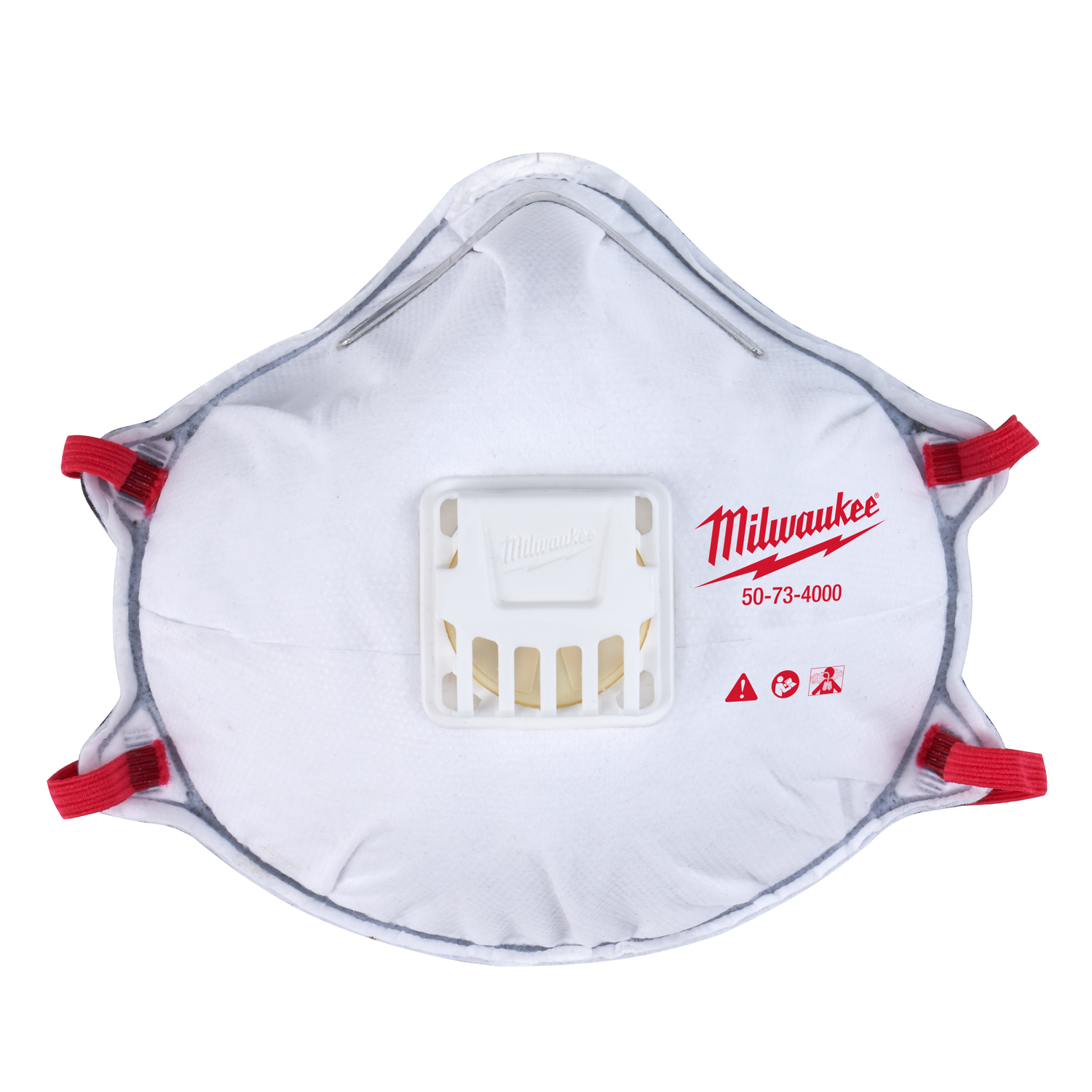 MW N95 Dust Protection Respirator with Gasket Valved White One Size Fits All 10 pk