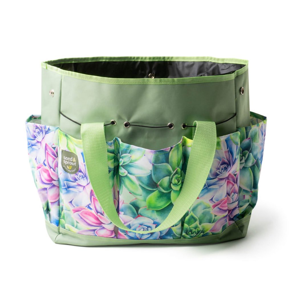 DM Merchandising  Seed & Sprout Gardening Tote Bag in Simply Succulent