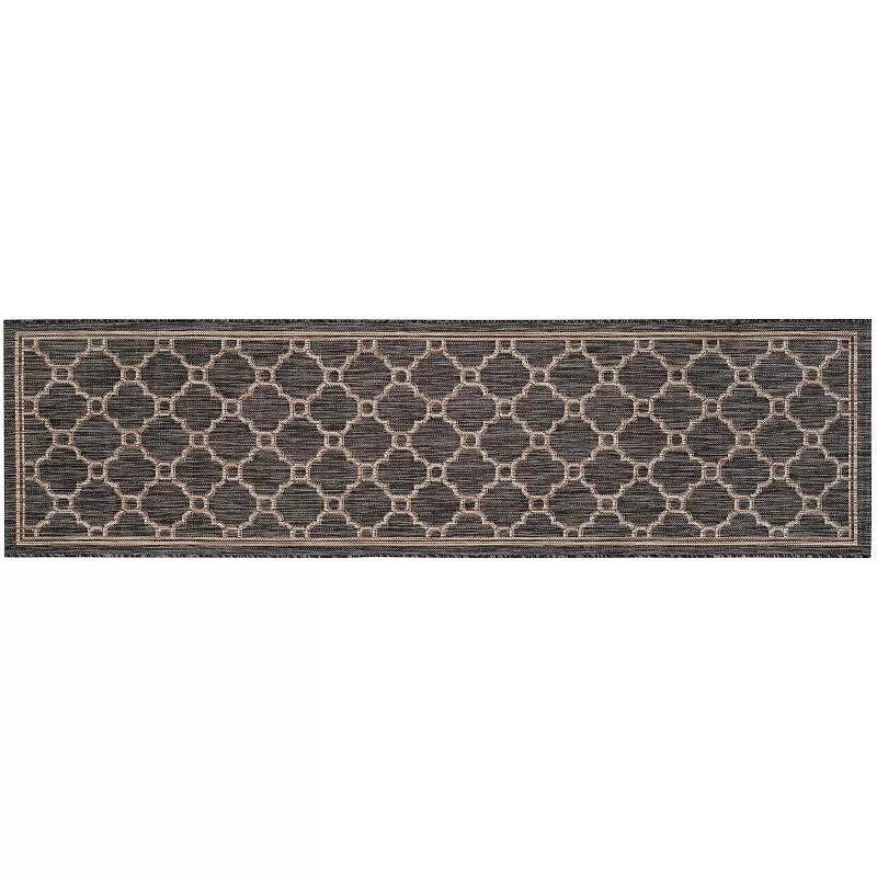 Safavieh Courtyard Irongate Lattice Indoor Outdoor Rug