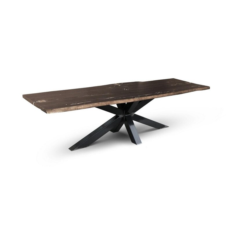 EDDER UR Dining Table   Rustic Oak/Black