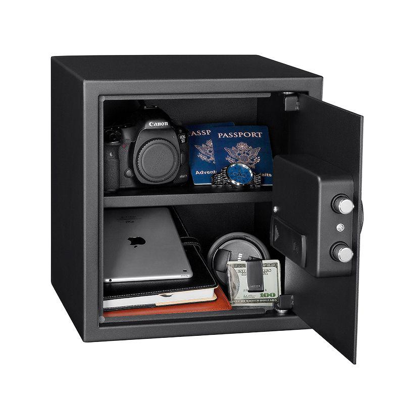 Pen + Gear Extra Large Safe with Electronic Lock， Backup Key， 1 Shelf Black Safe Model 36SAQ