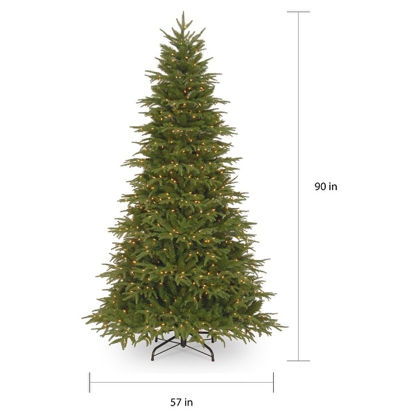 National Tree Company 7.5 ft. Northern Frasier Faux Fir Tree w/ Clear Lights