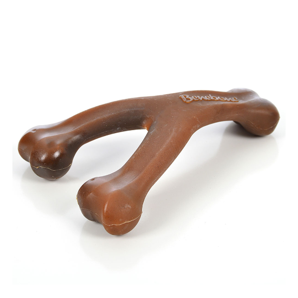 Benebone Peanut Butter Flavored Wishbone Dog Chew Toy