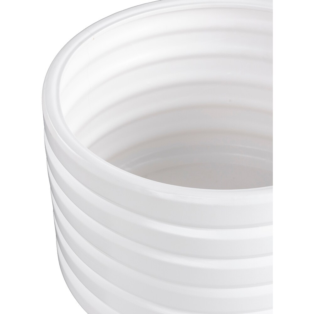 Arbaaz Modern White Ceramic Planter   20\