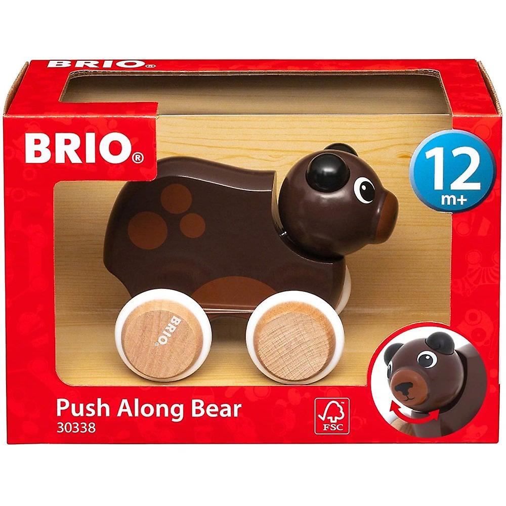 Brio 30338 Brio Push Along Bear  12m+