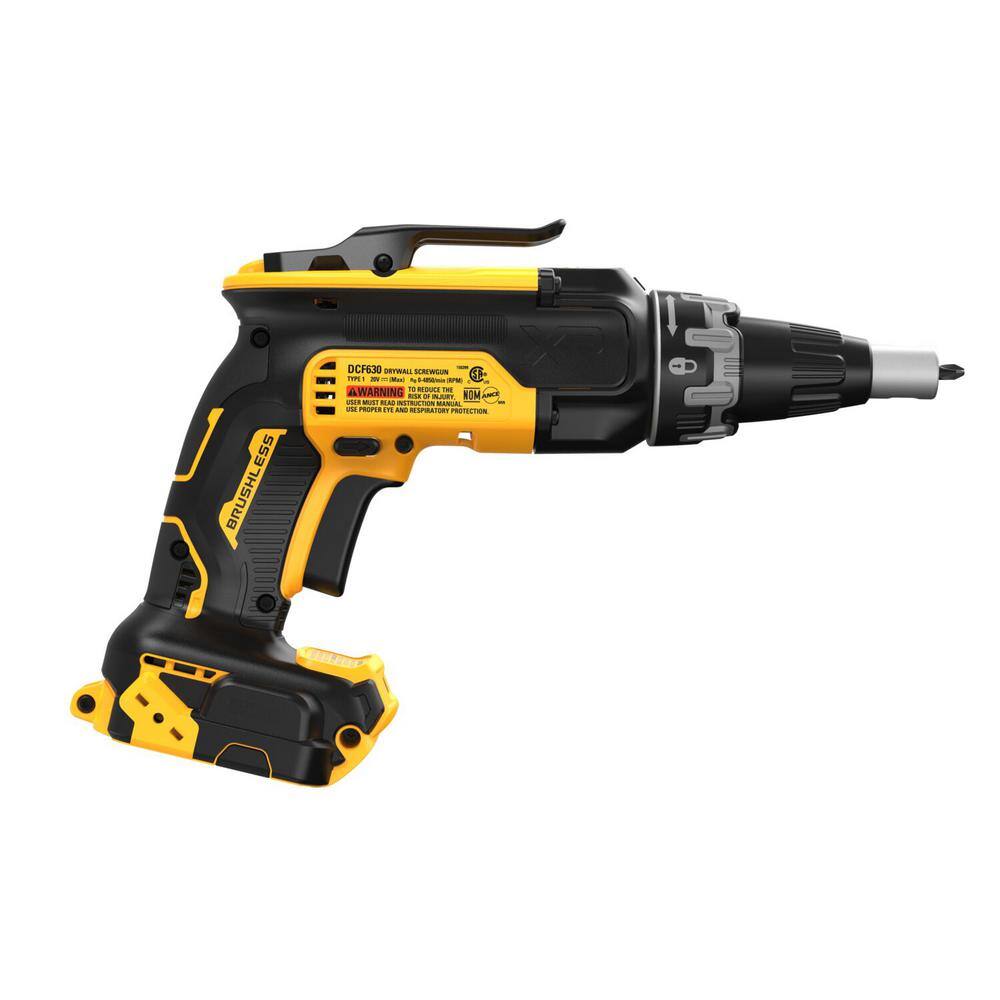 DW XR 20V MAX Lithium-Ion Cordless Brushless Screw Gun (Tool Only) DCF630B