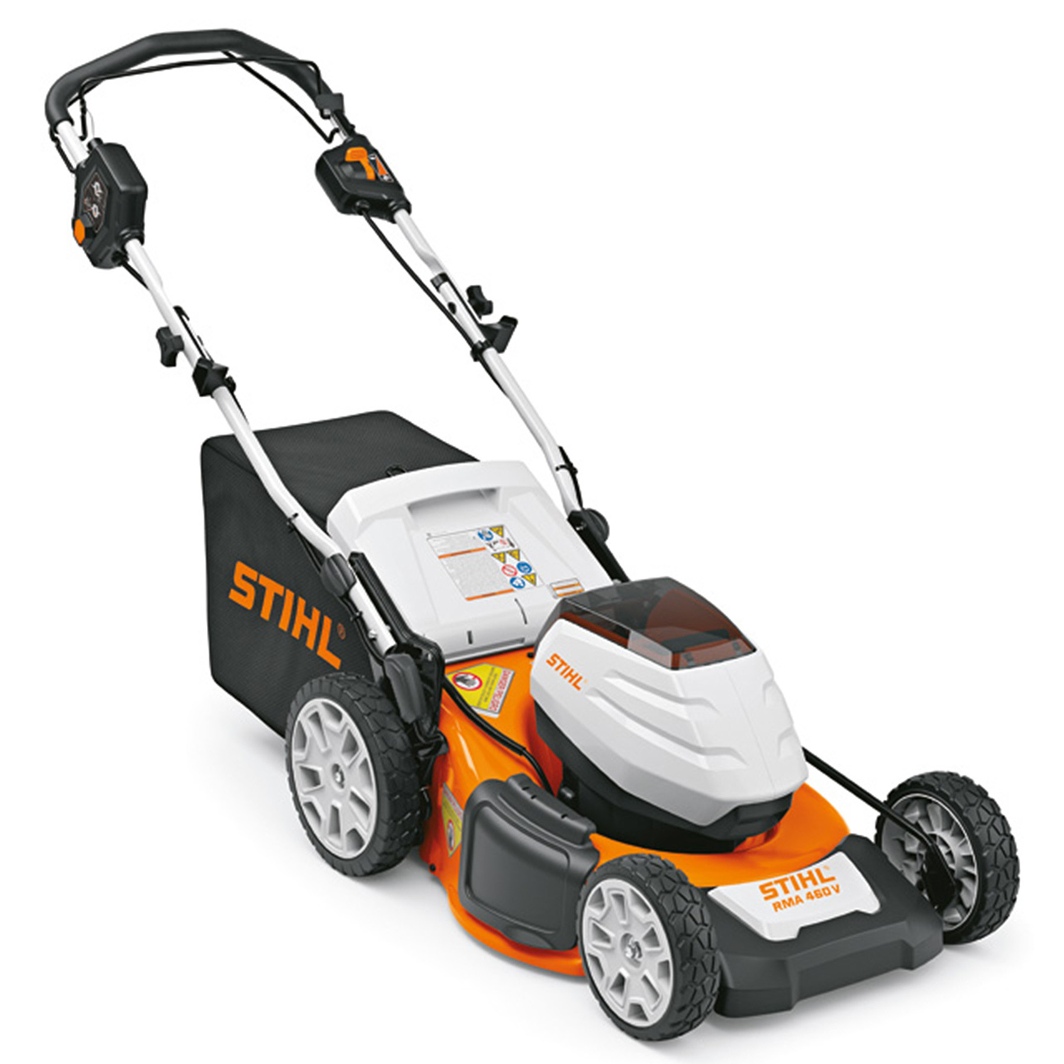 STIHL RMA 460 V 19 in. 36 V Battery Self-Propelled Lawn Mower Kit (Battery \u0026 Charger)