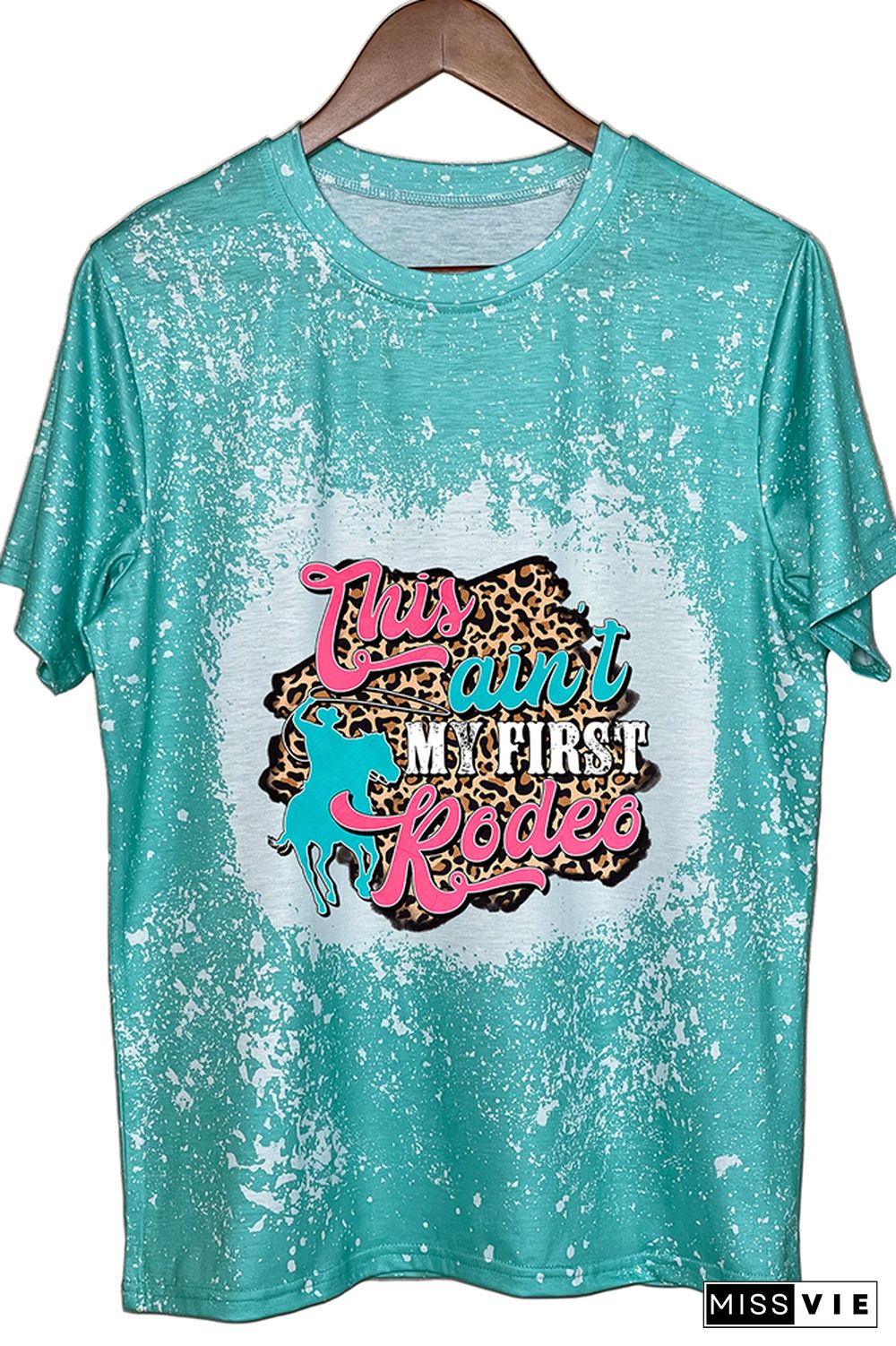 This Ain't My First Rodeo Leopard Graphic Tee Wholesale