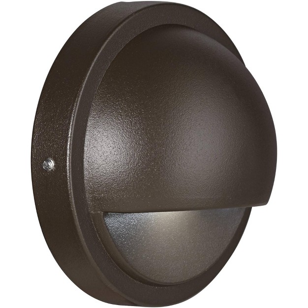 High Half Moon Bronze 3000k Led Deck Light