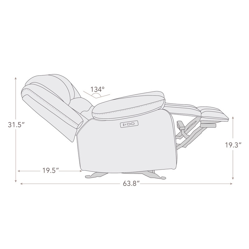 Marley Power Recliner Glider