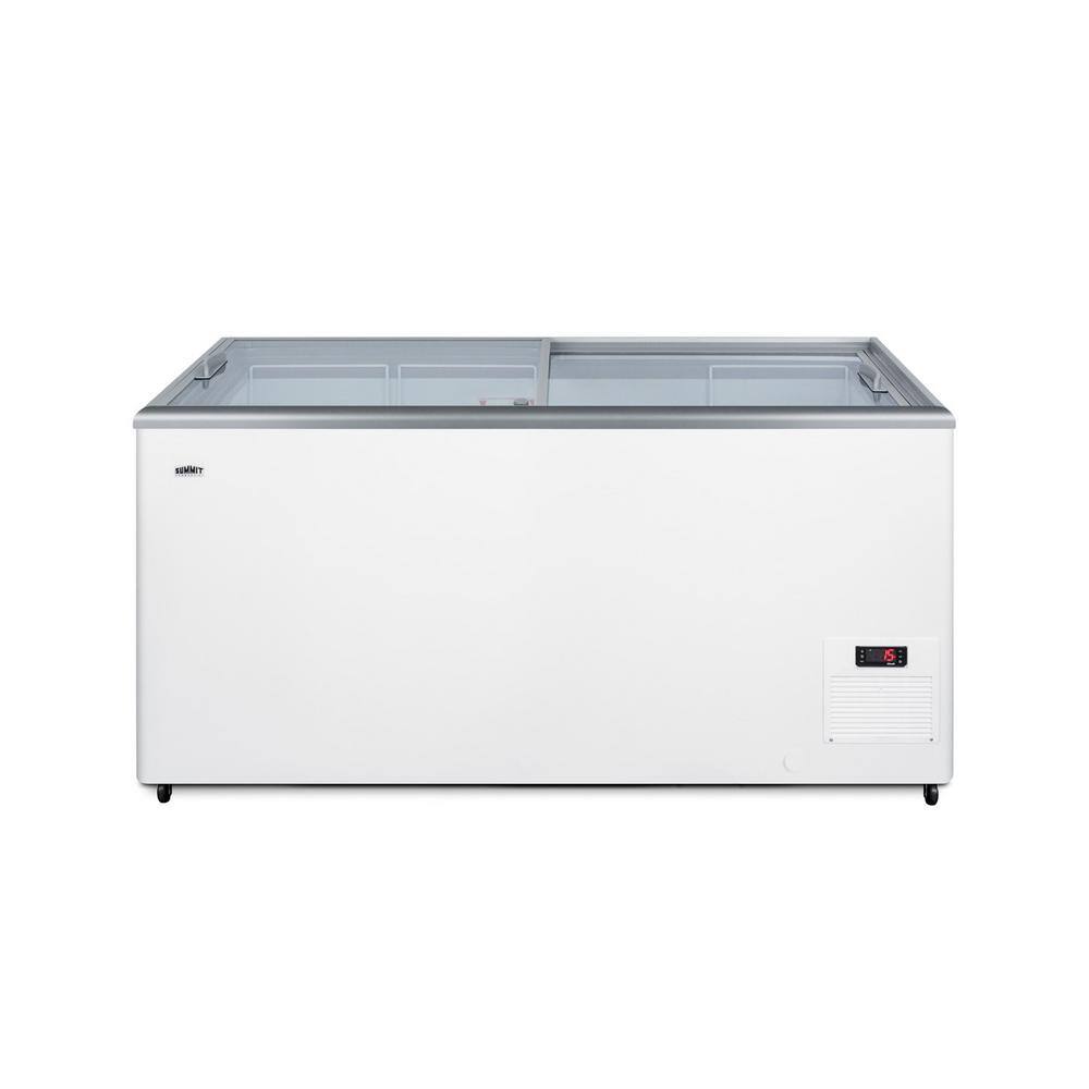 Summit Appliance 14.1 cu. ft. Manual Defrost Commercial Chest Freezer in White NOVA45