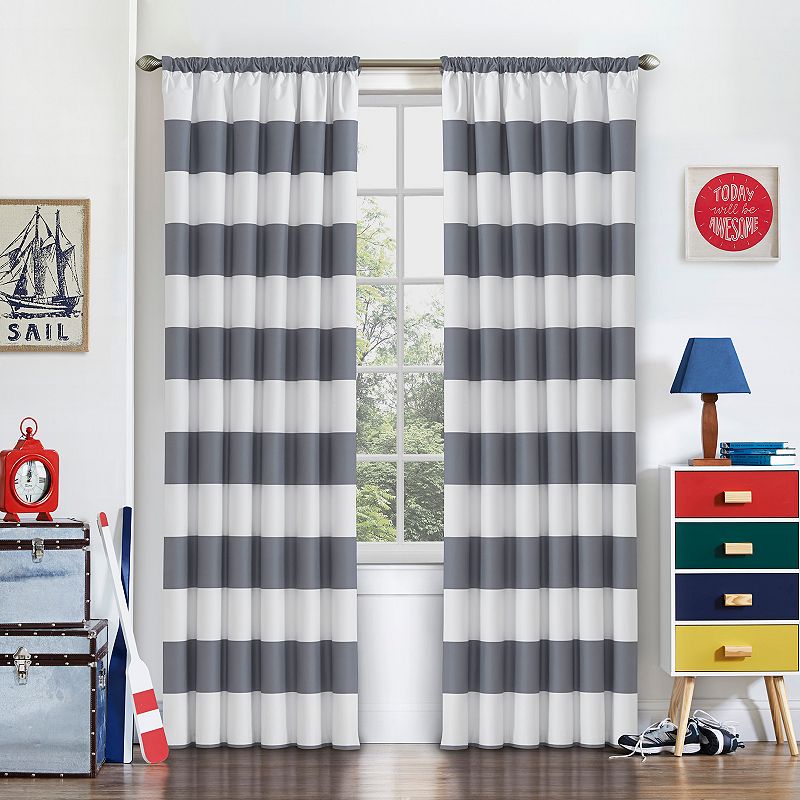 eclipse Peabody Blackout 1-Panel Window Curtain