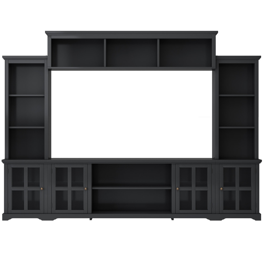 TV Stand Entertainment Units Bookshelf with 66\