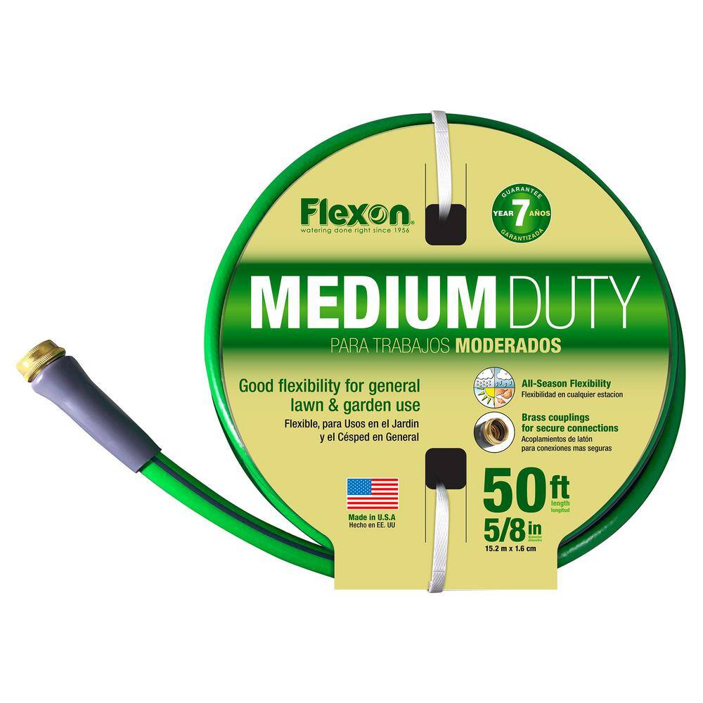 Flexon 58 in. Dia x 50 ft. Medium-Duty Reel Hose FHR5850