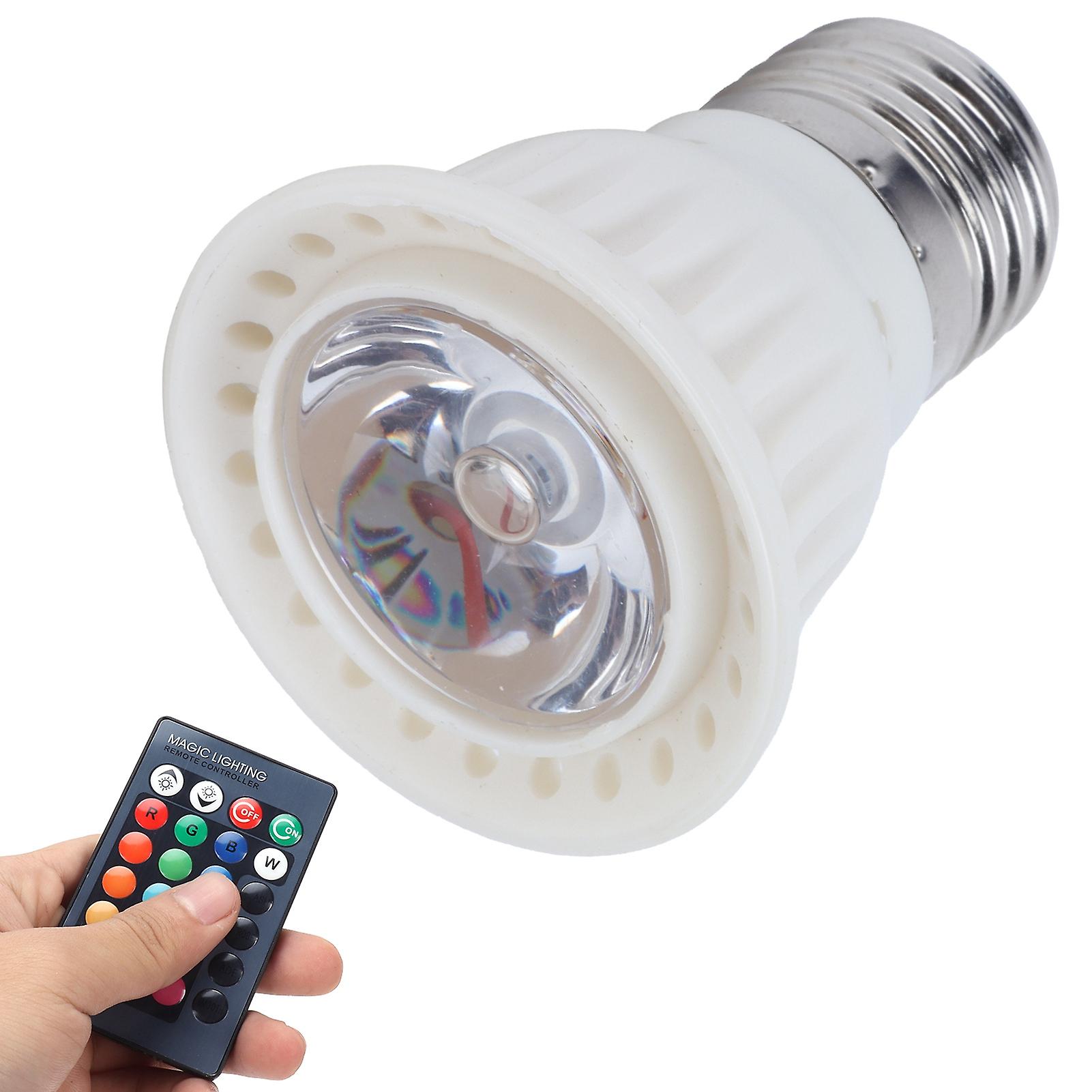 Rgbw Light Bulb 16 Colors Changing E27 Ambient Lighting With Remote Control 85265v