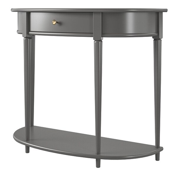 Ameriwood Home Aurora Half-Moon Console Table