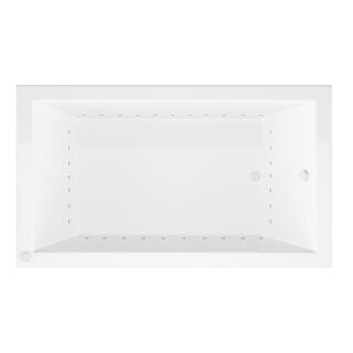 Universal Tubs Sapphire 5 ft. Rectangular Drop-in Air Bath Tub in White HD3060VNAL