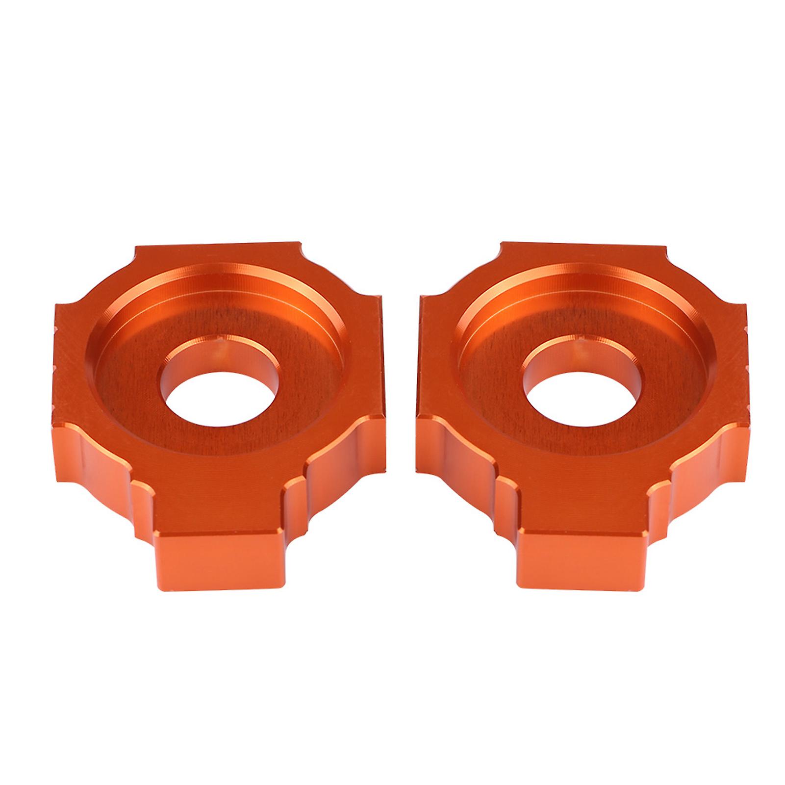 1 Pair Motorcycle Cnc Aluminum Alloy Rear Axle Spindle Chain Adjuster Blocks