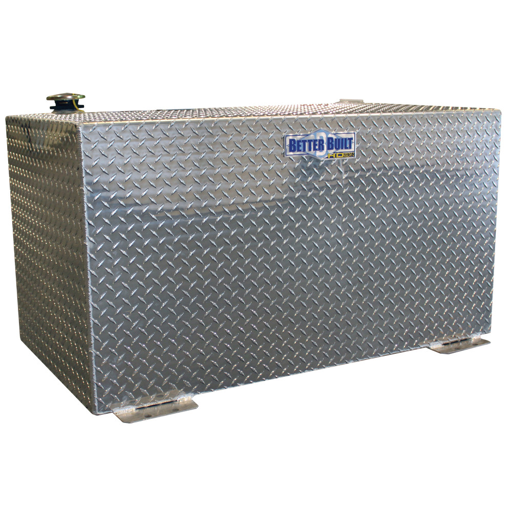 100 Gallon HD Series Rectangle Transfer Tank, ALUMINUM, BRITE