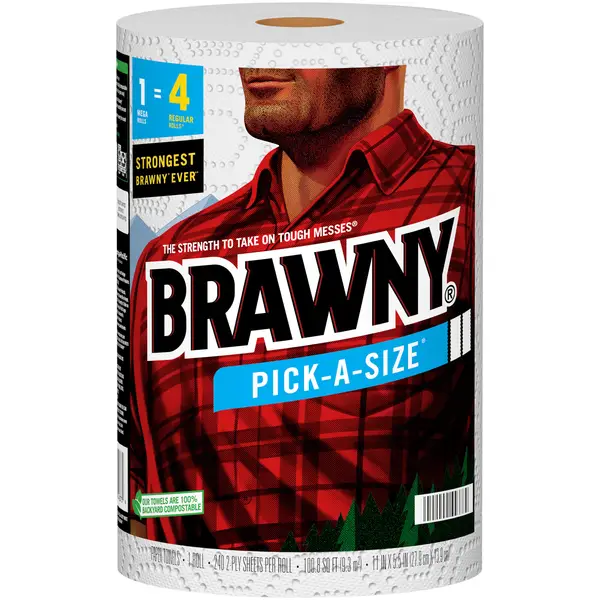 Brawny 1 Count Mega Roll Paper Towel