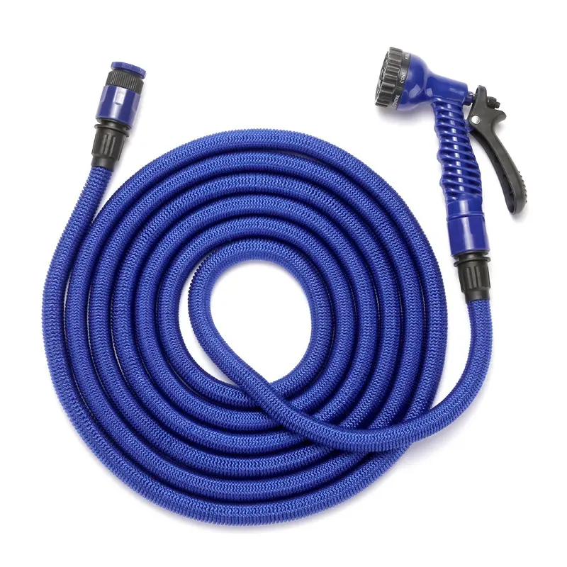 high pressure water blasting hose Long Water Hose Spray Nozzle 25ft 50ft 75ft Garden Water Hose 100ft