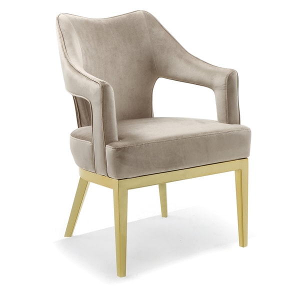 Chic Home Danu Velvet Upholstered Accent Chair