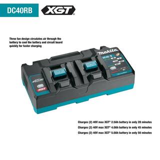 Makita 40V max XGT Brushless Cordless 2.1 Gallon WetDry Dust ExtractorVacuum Kit (4.0Ah) GCV01PM