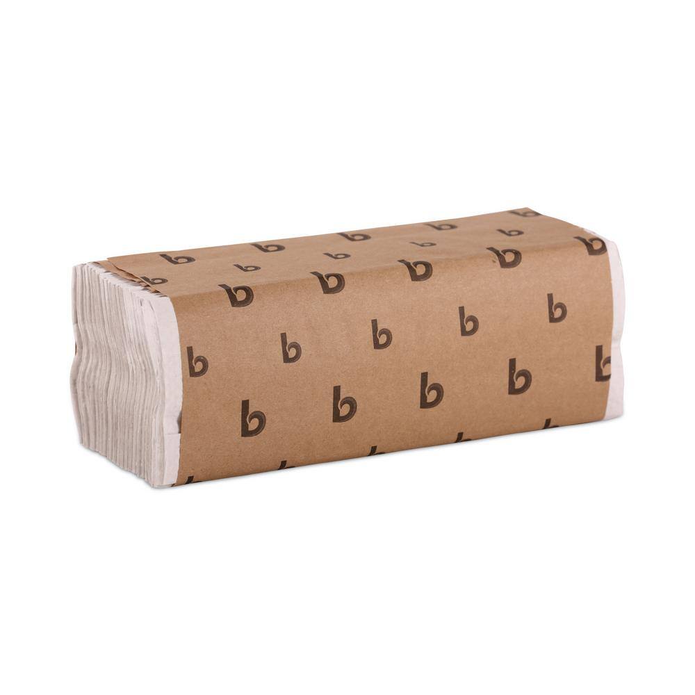 Boardwalk C-Fold Paper Towels Bleached White (200 Sheets per Pack 12 Packs per Carton) BWK6220