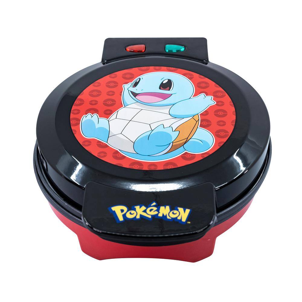 Uncanny Brands Pokemon 900 W 'Squirtle' Black American Round Waffle Maker WM1-POK-SQU