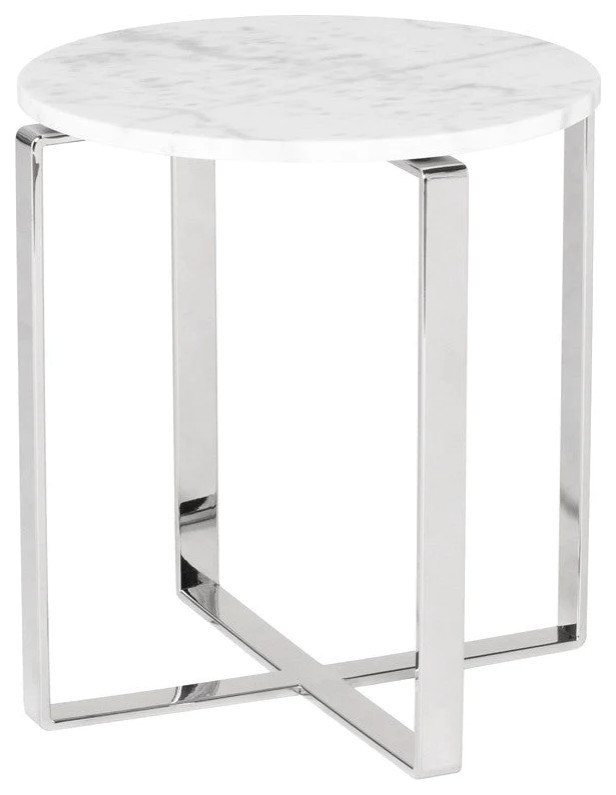 Chandler Silver Side Table   Contemporary   Side Tables And End Tables   by V.S.D Furniture  Houzz