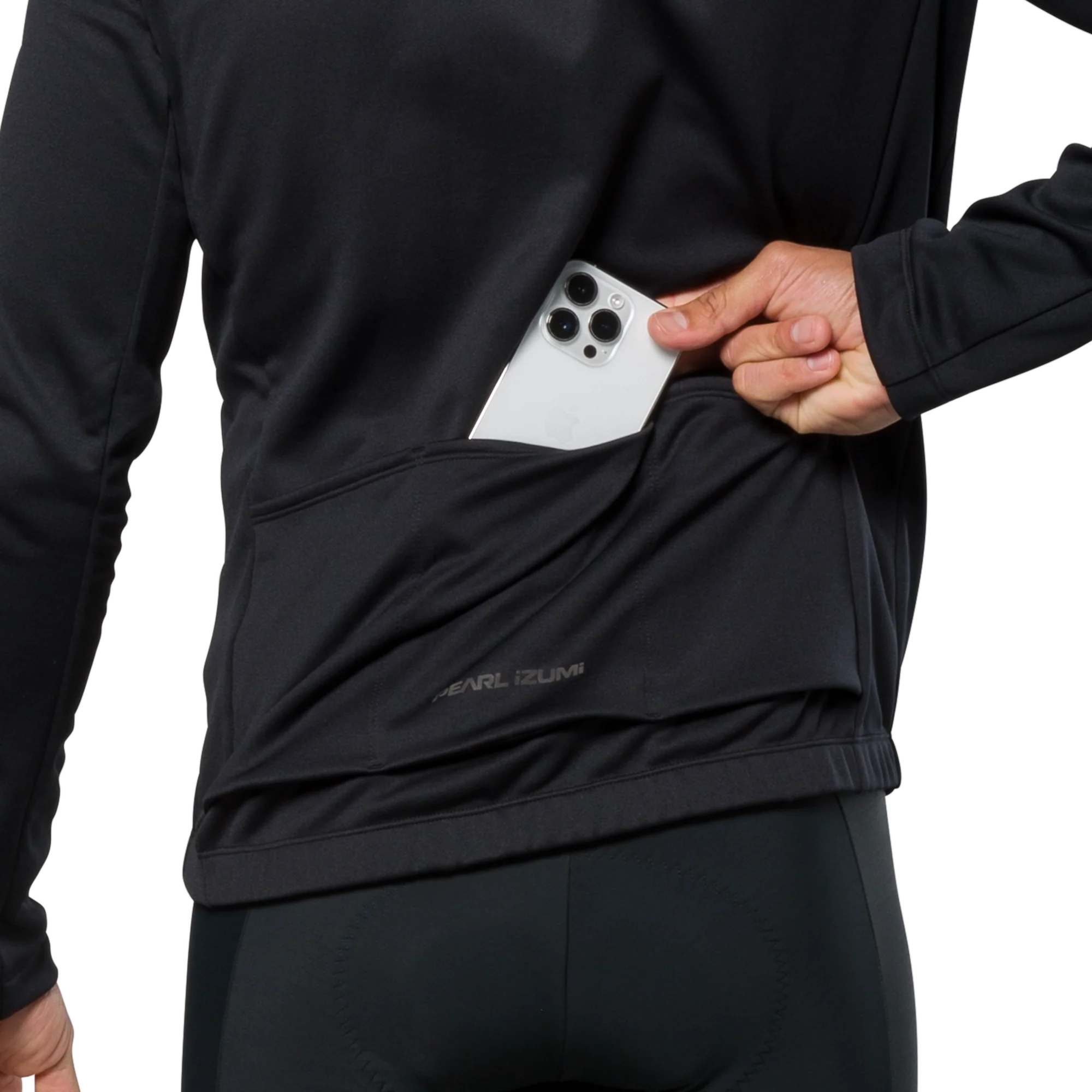 Pearl Izumi Quest Thermal Long Sleeve Road Jersey - Black