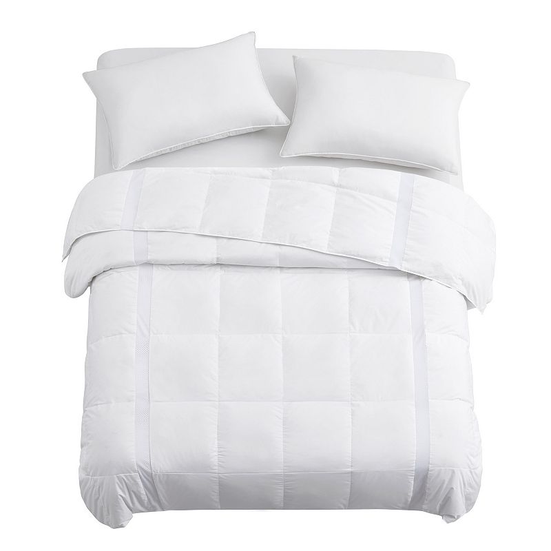 Unikome Lightweight Breathable 75% White Cooling Down Comforter， Oversized Blanket