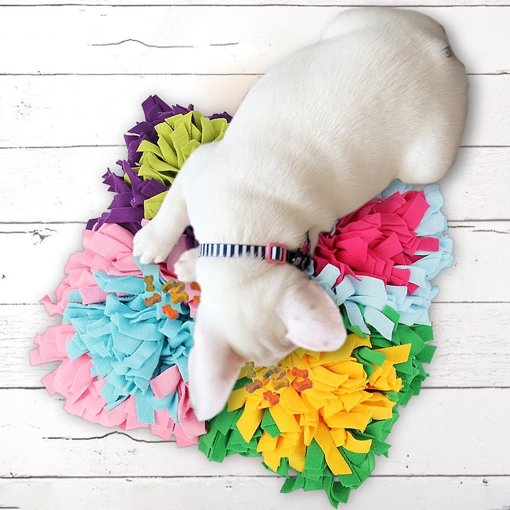 8 Colors dog puzzle snuffle mat