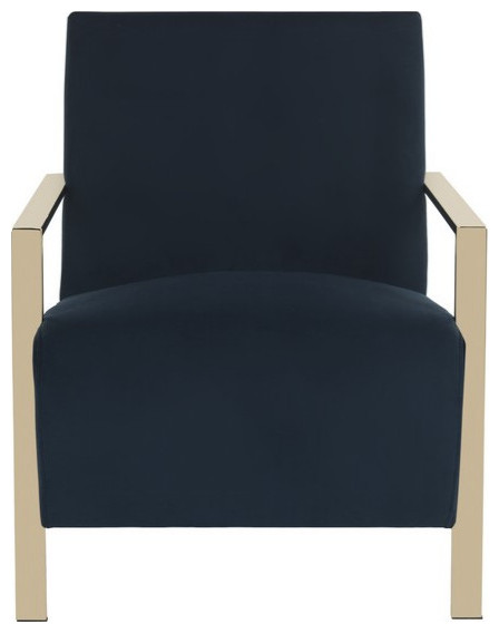 Natalie Accent Chair Navy   Contemporary   Armchairs And Accent Chairs   by V.S.D Furniture  Houzz