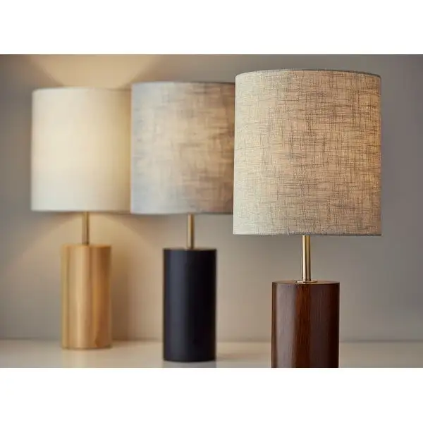 Adesso Wooden Dean Table Lamp